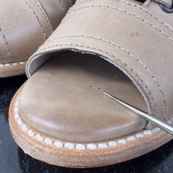 Freebird Braeden Blush Gladiator Sandal Boots Sz 9 Strappy Chunky Peep Toe Brown - Picture 16 of 16